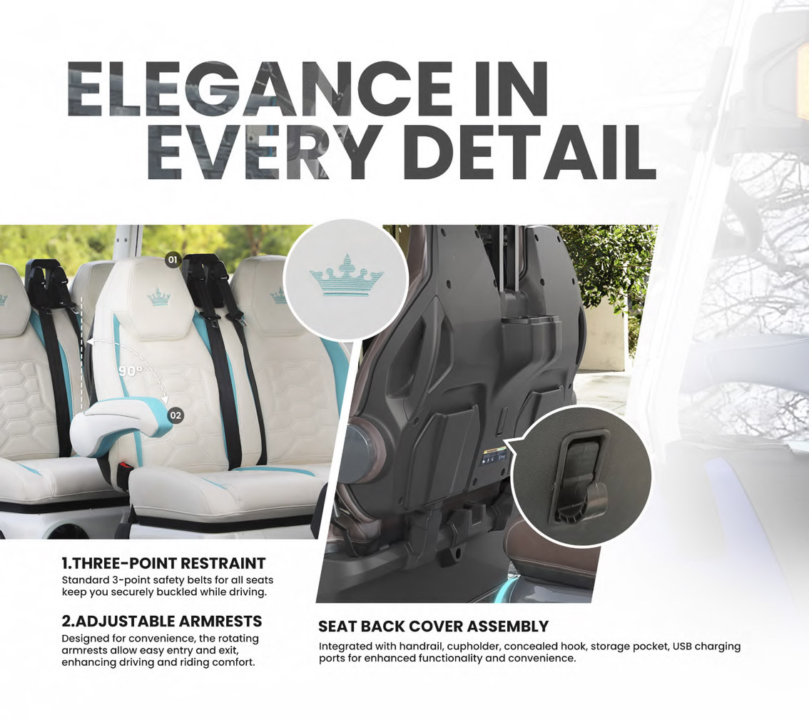 Evolution EV golf cart safety