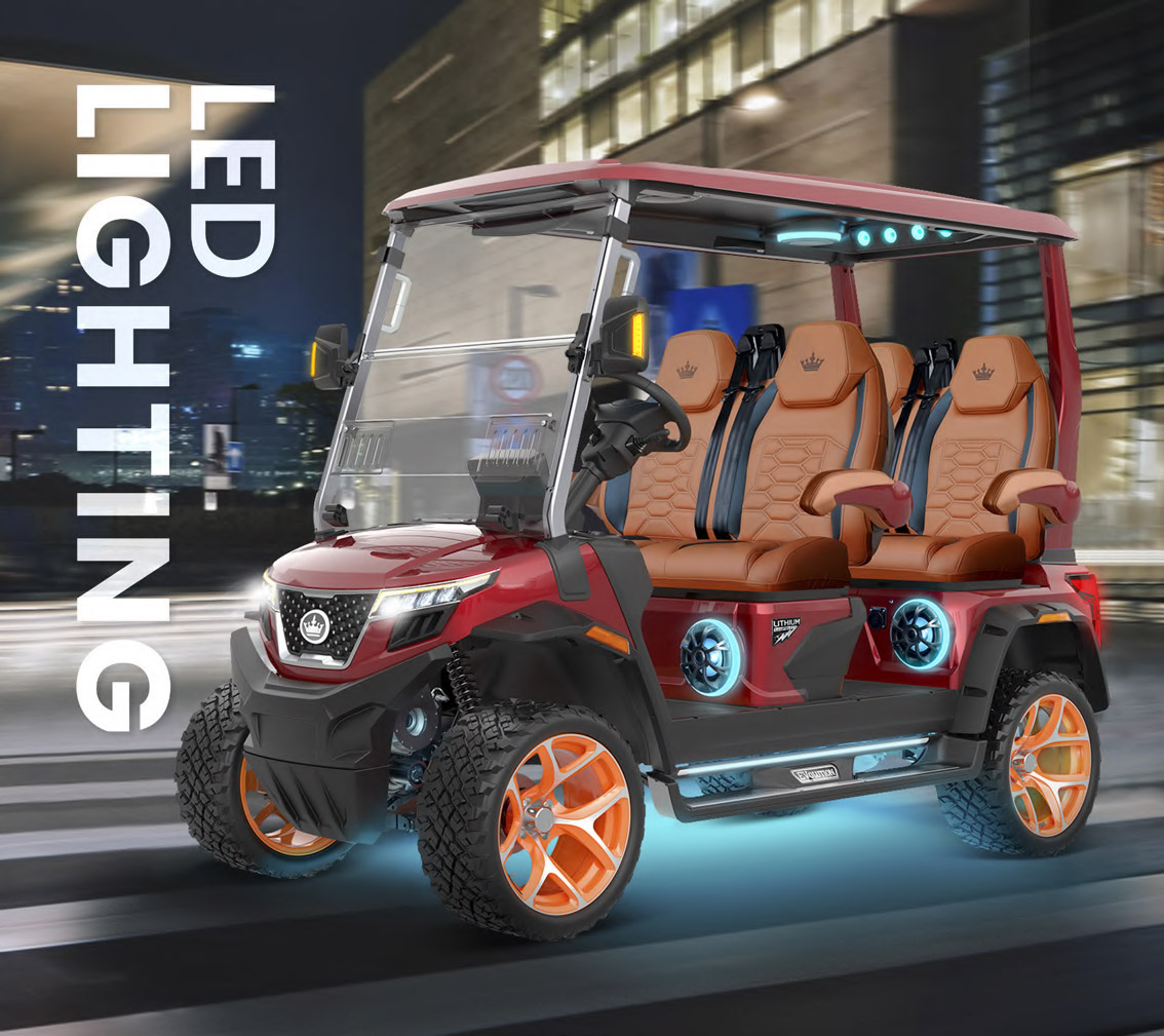 Evolution EV golf cart lighting
